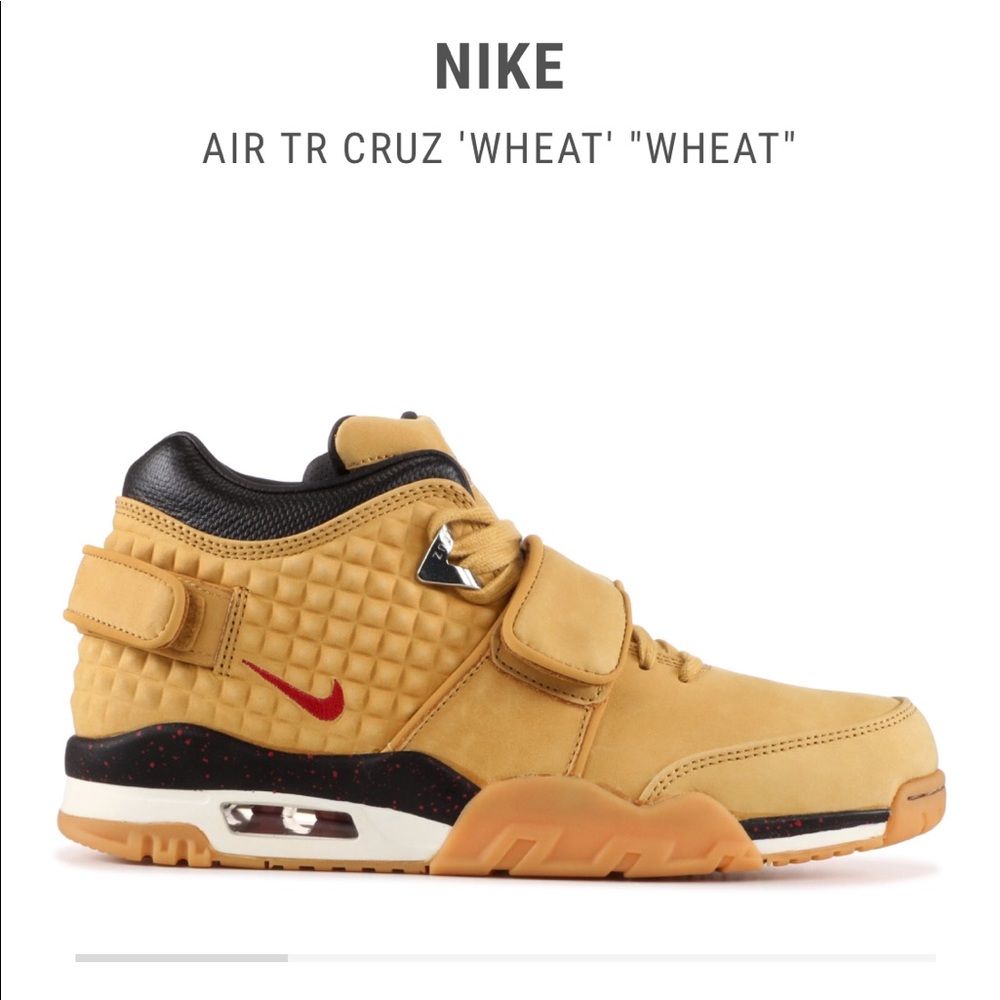 Nike Victor Cruz “Wheat” Trainers, Size 9.5! Rare. - Picture 7 of 7
